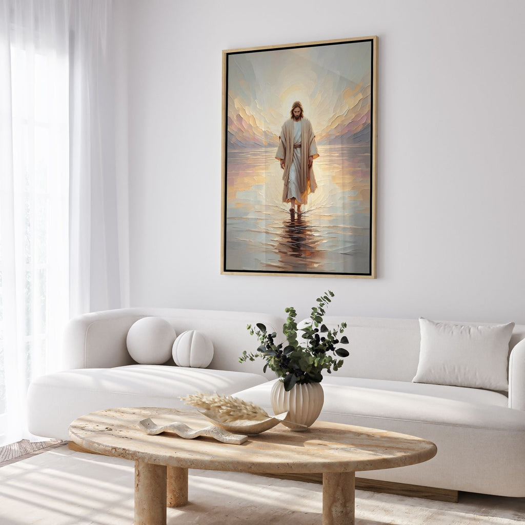 Jesus Walking on Water III - Canvas