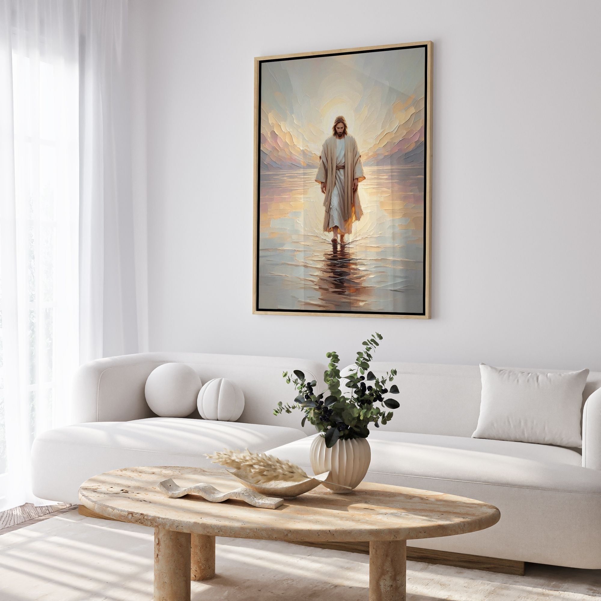 Jesus Walking on Water III - Canvas